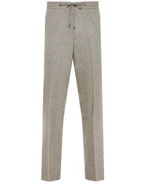 Corneliani Woll-Kaschmir-Kordelzug-Hose - Grau