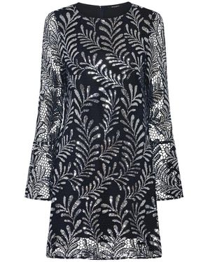 Bruuns Bazaar Elegantes Kumarahoubbxia Kleid Dunkelblau Silber