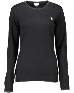 U.S. POLO ASSN. Round-Neck Knitwear - Black