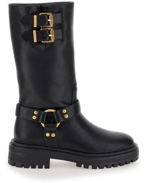 Twinset High Boots - Black