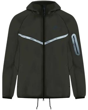 Nike Hooded Full Zip Long Sleeve Top - Groen