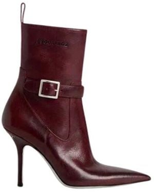 DSquared² Heeled Boots - Rojo