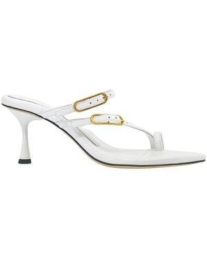 STUDIO AMELIA Heeled Mules - Bianco