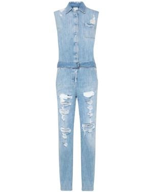 Dondup Denim Stretch Jumpsuit Für Frauen - Blau