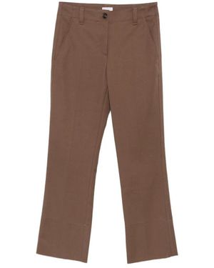 Brunello Cucinelli Slim Flared Pants - Bruin