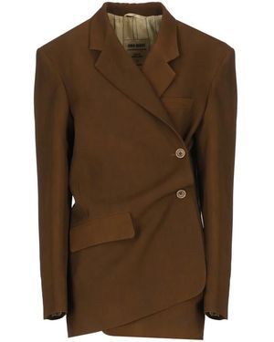 Uma Wang Blazers - Marrone