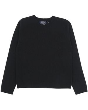 Max Mara Round-Neck Knitwear - Black