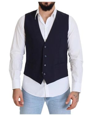 Dolce & Gabbana Suit Vests - Blu