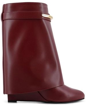 Givenchy Shark Ankle Boots - Rot