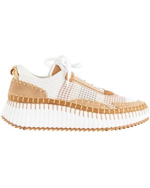 Chloé Nama Plateau-Sneaker - Pink