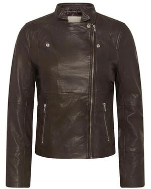 Part Two Leather Jackets - Black