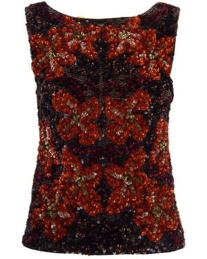 P.A.R.O.S.H. P.A.R.O..H. ,Overhemden ,Veelkleurig ,Blouses - Rood