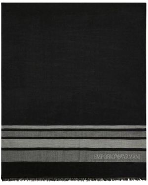 Emporio Armani Winter Scarves - Black