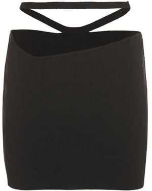 ANDREA ADAMO Short Skirts - Black