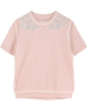 Maison Margiela Round-Neck Knitwear - Pink