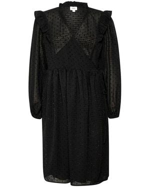 Saint Tropez Midi Dresses - Black