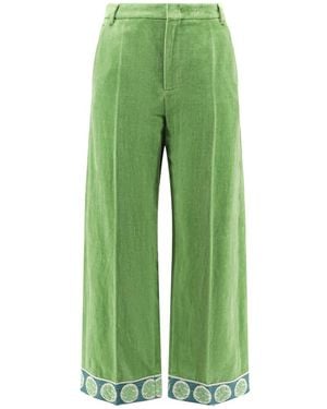 Valentino Wide Trousers - Green