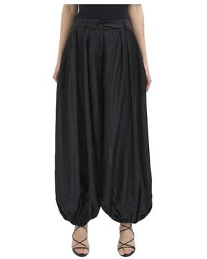 Thelatest Wide Trousers - Black