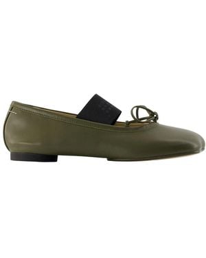 MM6 by Maison Margiela Ballerina Shoes - Green