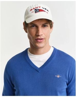 GANT V-Neck Knitwear - Bleu