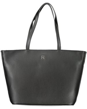 Tommy Hilfiger Tote Bags - Black