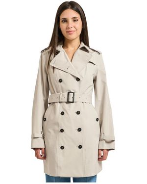 Save The Duck Langer Trenchcoat - Natur
