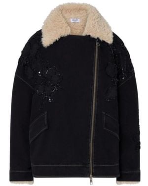 Liu Jo Denim Jackets - Negro