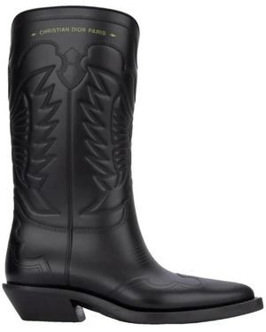 Dior Cowboy Boots - Negro