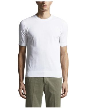 Peserico Round-Neck Knitwear - Grey