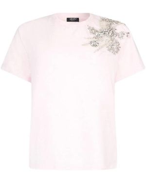 Liu Jo Tops ,Roze ,Katoen Better T-Shirt