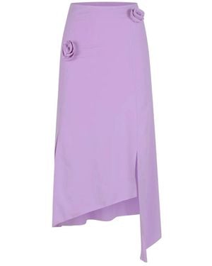 Coperni Flower Skirt - Paars