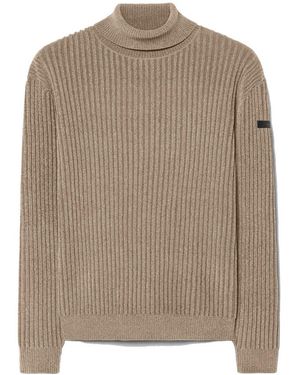 Rrd Truien & Vesten ,Ribbed Turtleneck - Bruin