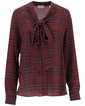 Burberry Blouses - Purple