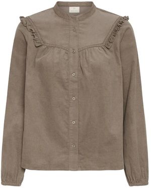 Kaffe Shirts - Marron