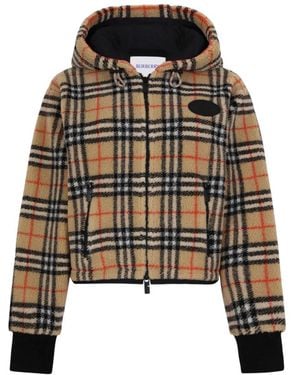 Burberry Faux Fur & Shearling Jackets - Negro