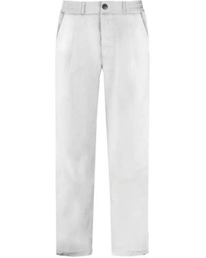 MC2 Saint Barth Straight Trousers - White