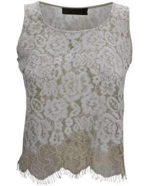 D.exterior Sleeveless Tops - Grey