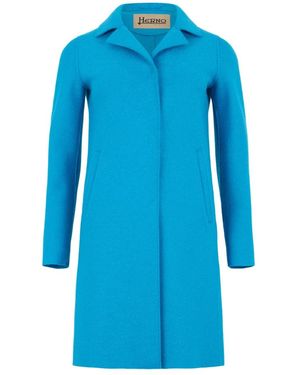 Herno Lange Jas - Blauw