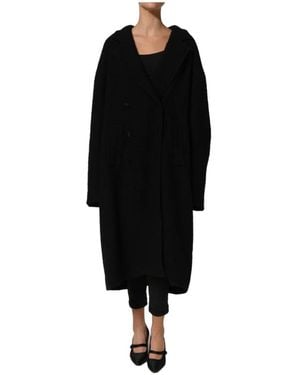 Dolce & Gabbana Double-Breasted Coats - Black