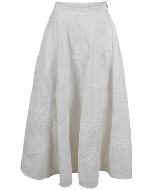 ROTATE BIRGER CHRISTENSEN Midi Skirts - Grey