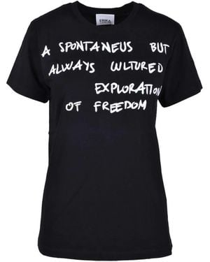 Erika Cavallini Semi Couture Tshirt - Schwarz