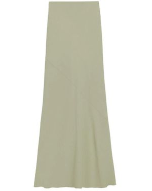 Ami Paris Bias Cut Maxi Skirt, Mujer, Talla - Verde