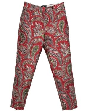 Etro Slim-Fit Trousers - Rood