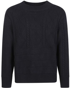 NAMACHEKO Round-Neck Knitwear - Blue