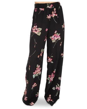Twinset Wide Trousers - Noir