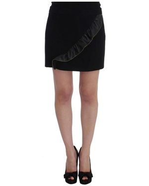 Frankie Morello Short Skirts - Black
