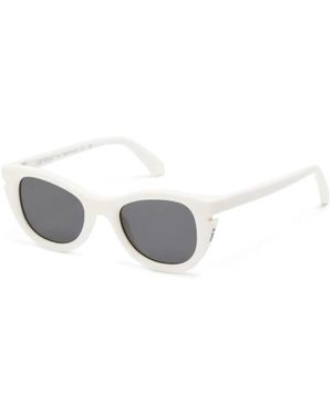 Off-White c/o Virgil Abloh Accessoires ,Wit ,Boulder Zonnebril - Metallic