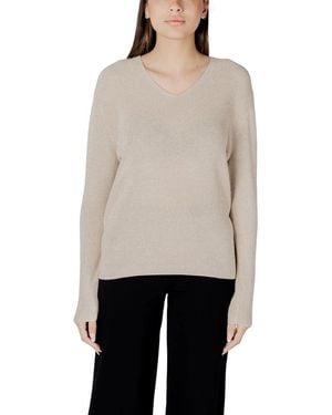 Street One V-Neck Knitwear - Gris