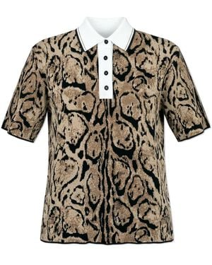 Stella McCartney Polo Shirts - Brown