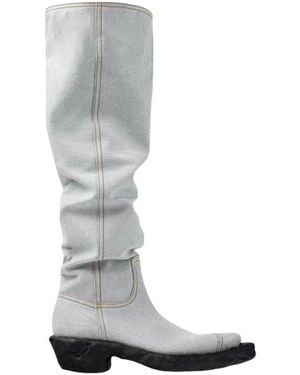 CAMPERLAB Cowboy Boots - Gray